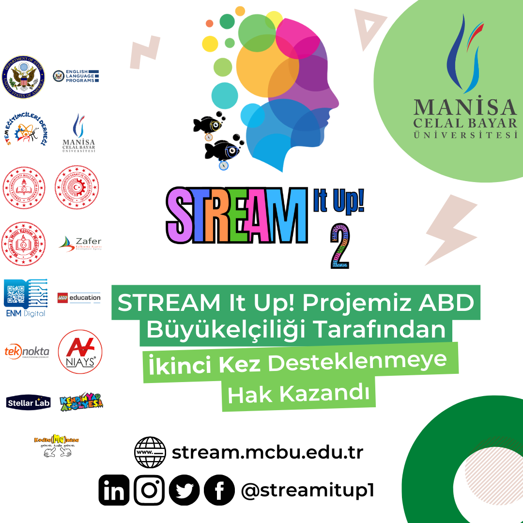 “STREAM It Up!” Projesi ABD Büyükelçiliği Tarafından İkinci Kez Desteklenmeye Hak Kazandı